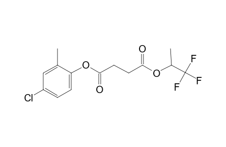 Succinic acid, 1,1,1-trifluoroprop-2-yl 4-chloro-2-methylphenyl ester