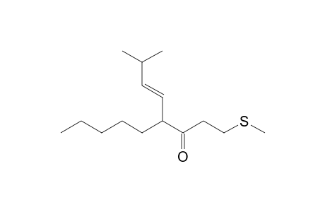 (E)-4-((3-Methylbut-1-enyl)-1-methylthio)nonan-3-one