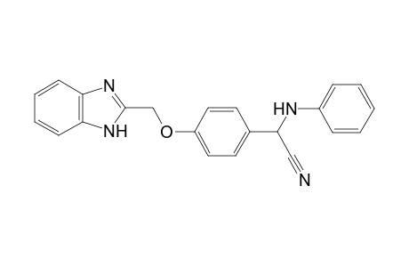 2-[4-(1H-Benzimidazol-2-ylmethoxy)phenyl]-2-(phenylamino)acetonitrile