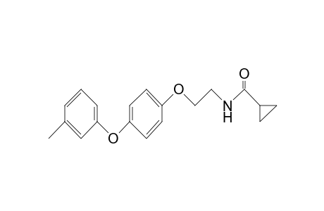 Cyclopropanecarboxamide, N-[2-[4-(3-methylphenoxy)phenoxy]ethyl]-