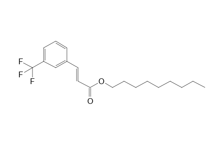 Trans-(3-trifluoromethyl)cinnamic acid, nonyl ester