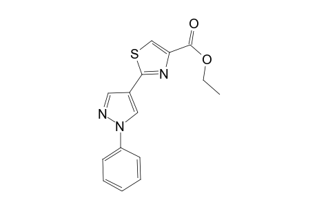 Ethyl 2-[4-(1-Phenylpyrazolyl)]-4-thiazolylcarboxylate