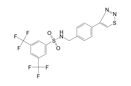 alpha,alpha,alpha,alpha',alpha',alpha'-hexafluoro-N-[p-(1,2,3-thiadiazol-4-yl)benzyl]-3,5-xylenesulfonamide