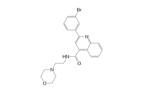 2-(3-bromophenyl)-N-[2-(4-morpholinyl)ethyl]-4-quinolinecarboxamide