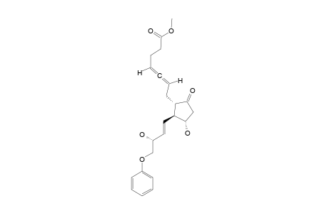 METHYL-(4,5,6S)-7-[(1R,2R,3R)-3-HYDROXY-2[(E)-(3R)-3-HYDROXY-4-PHENOXY-1-BUTENYL]-5-OXOCYClOPENTYL]-4,5-HEPTADIENOATE