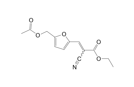 alpha-Cyano-5-(hydroxymethyl)-2-furanacrylic acid, ethyl ester, acetate (ester)