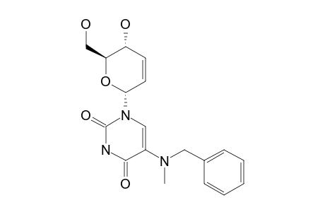 1-(2',3'-DIDEOXY-alpha-D-ERYTHRO-5-N-METHYL-N-BENZYL-AMINO-URACIL