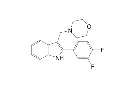 2-(3,4-difluorophenyl)-3-(morpholinomethyl)indole