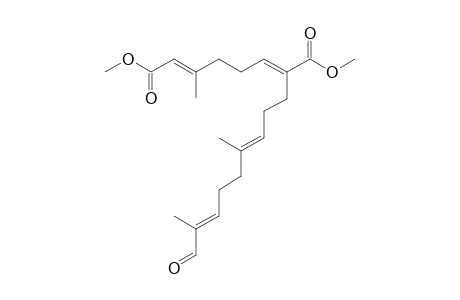 DIMETHYL-(2E,6Z)-2-[(3'Z,7'E)-8'-FORMYL-4',8'-DIMETHYLNONA-3',7'-DIENYL]-6-METHYLOCTA-2,6-DIENE-DIOATE