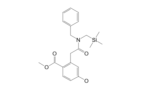 2-[2-(benzyl-(trimethylsilylmethyl)amino)-2-keto-ethyl]-4-hydroxy-benzoic acid methyl ester