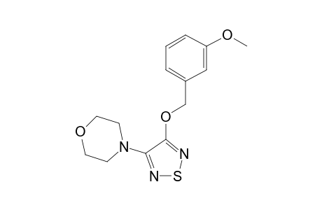 Morpholine, 4-[4-[(3-methoxyphenyl)methoxy]-1,2,5-thiadiazol-3-yl]-