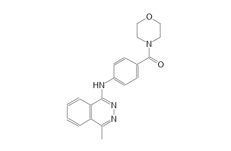 4-methyl-N-[4-(4-morpholinylcarbonyl)phenyl]-1-phthalazinamine