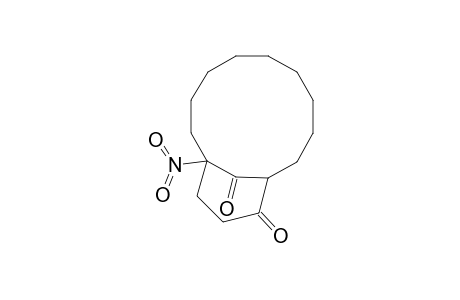 1-Nitrobicyclo[9.3.1]pentadecane-12,15-dione