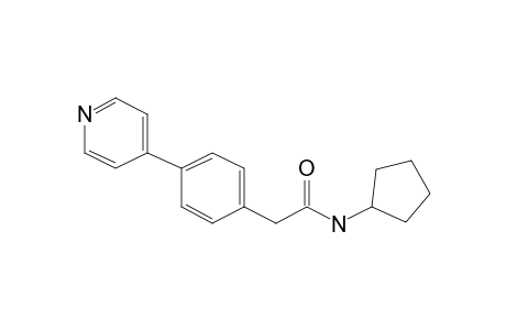 N-Cyclopentyl-2-[4-(pyridin-4-yl)phenyl]acetamide