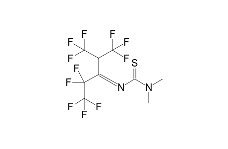 N,N-Dimethyl-N'-[(1-perfluoroethyl-2,2-ditrifluoromethyl)ethylidene]thiourea