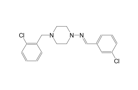 4-(2-chlorobenzyl)-N-[(E)-(3-chlorophenyl)methylidene]-1-piperazinamine