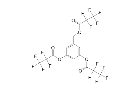 3,5-Dihydroxybenzyl alcohol, tris(pentafluoropropionate)