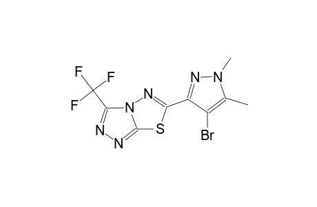 6-(4-bromo-1,5-dimethyl-1H-pyrazol-3-yl)-3-(trifluoromethyl)[1,2,4]triazolo[3,4-b][1,3,4]thiadiazole