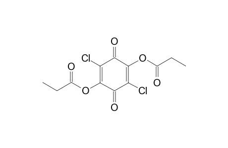 propionic acid (2,5-dichloro-3,6-diketo-4-propionyloxy-1-cyclohexa-1,4-dienyl) ester