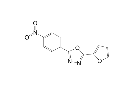 2-[4'-Nitroophenyl]-5-(2'-furyl)-1,3,4-oxadiazole
