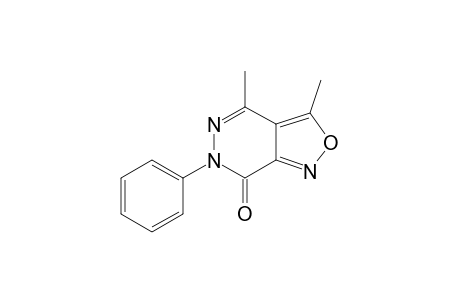 3,4-DIMETHYL-6-PHENYL-ISOXAZOLO-[3,4-D]-PYRIDAZIN-7-(6H)-ONE