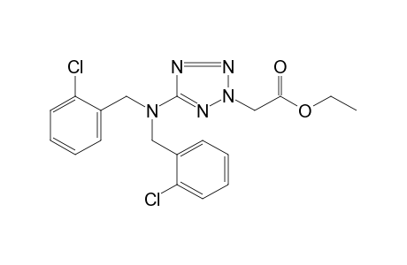 5-[bis(o-Chlorobenzyl)amino]-2H-tetrazole-2-acetic acid, ethyl ester