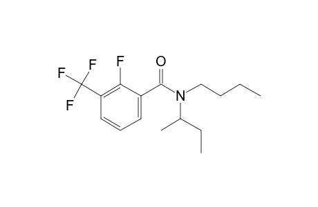 Benzamide, 2-fluoro-3-trifluoromethyl-N-(2-butyl)-N-butyl-