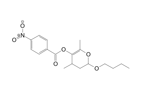 2-Butoxy-3,4-dihydro-4,6-dimethyl-2H-pyran-5-yl 4'-Nitrobenzoate