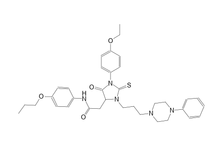 4-imidazolidineacetamide, 1-(4-ethoxyphenyl)-5-oxo-3-[3-(4-phenyl-1-piperazinyl)propyl]-N-(4-propoxyphenyl)-2-thioxo-