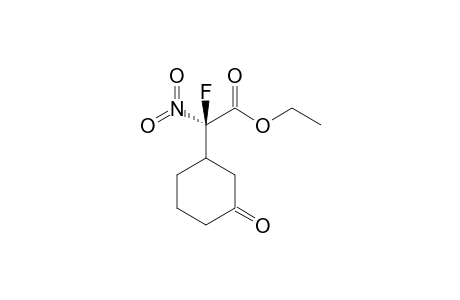 (2R,3R)-Ethyl 2-fluoro-2-nitro-2-(3-oxocyclohexyl)ethanoate