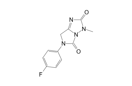 3H-imidazo[1,5-b][1,2,4]triazole-2,5-dione, 6-(4-fluorophenyl)-6,7-dihydro-3-methyl-