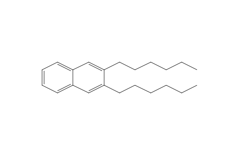 Naphthalene, 2,3-dihexyl-