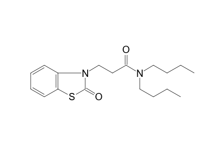 3(2H)-Benzothiazolepropanamide, N,N-dibutyl-2-oxo-