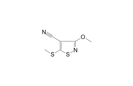 3-Methoxy-5-methylsulfanyl-isothiazole-4-carbonitrile