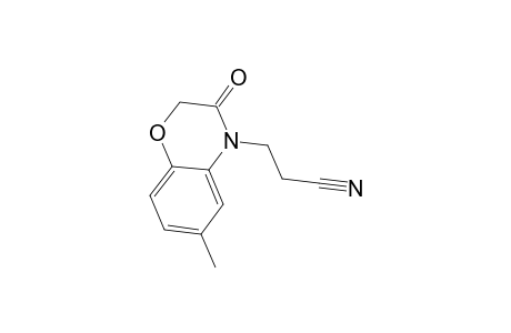 3-(6-Methyl-2H-1,4-benzoxazin-3(4H)-one-4-yl)-propionitrile