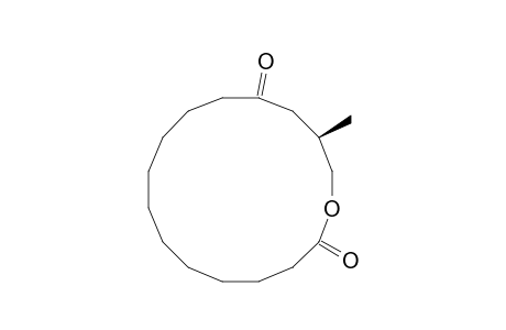 (14R)-(+)-14-methyl-12-oxo-15-pentadecanolide