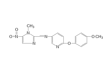 2-(p-methoxyphenoxy)-5-{[(1-methyl-5-nitroimidazol-2-yl)methylene]amino}pyridine