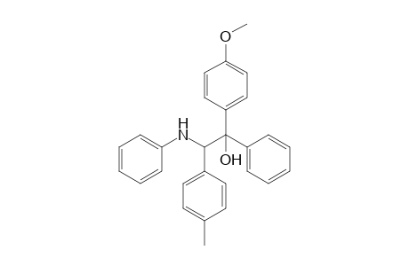 {.alpha.-[p-Methyl-.alpha.-(phenylamino)benzyl]-.alpha-(p-methoxyphenyl}benzylalcohol