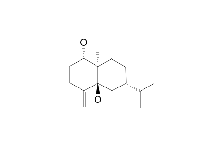 VERTICILLATOL;(-)-1S,5R,7R,10R-EUDESM-4(14)-EN-1-ALPHA,5-BETA-DIOL