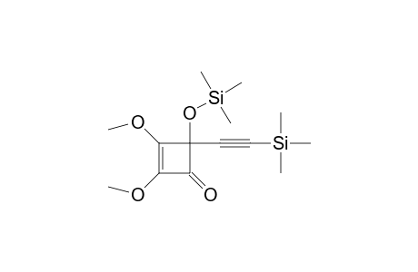 2-Cyclobuten-1-one, 2,3-dimethoxy-4-[(trimethylsilyl)ethynyl]-4-[(trimethylsilyl)oxy]-