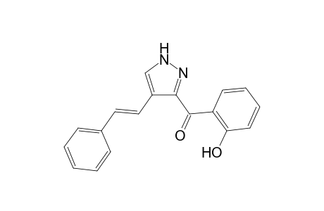 3( 5 )-(2'-Hydroxybenzoyl)-4-styrylpyrazole