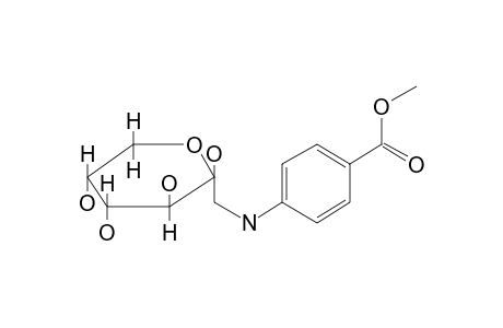 N-(.beta.-D-Fructopyranos-1-yl)-4-aminobenzoic acid, methyl ester