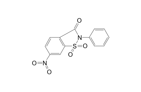 6-Nitro-2-phenyl-1,2-benzisothiazol-3(2H)-one 1,1-dioxide