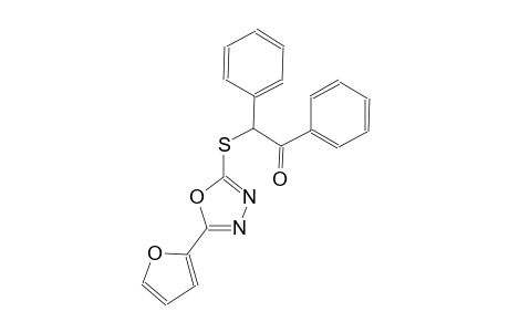 ethanone, 2-[[5-(2-furanyl)-1,3,4-oxadiazol-2-yl]thio]-1,2-diphenyl-