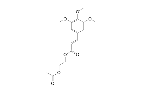 (E)-2-ACETOXYETHYL_3,4,5-TRIMETHOXYCINNAMATE