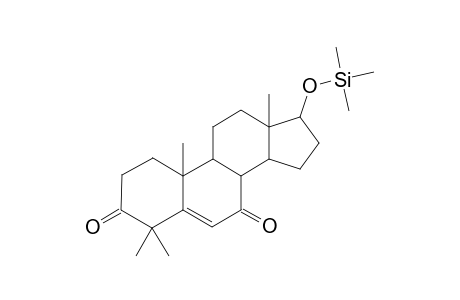 Androst-5-ene-3,7-dione, 4,4-dimethyl-17-trimethylsilyloxy-