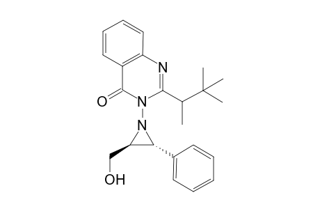 (2S,3R)-3-(2-Hydroxymethyl-3-phenylaziridin-1-yl)-2-(1-tert-butylethyl)quinazolin-4(3H)-one