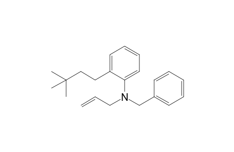 N-allyl-N-benzyl-2-(3,3-dimethylbutyl)aniline