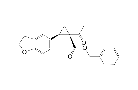 Benzyl (1R,2R)-1-acetyl-2-(2,3-dihydrobenzofuran-5-yl)cyclopropane-1-carboxylate