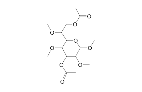 Methyl 3,7-di-o-acetyl-2,4,6-tri-o-methyl-.alpha.-glycero-D-glucoheptopyranoside